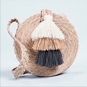 Anthropologie Straw Crossbody